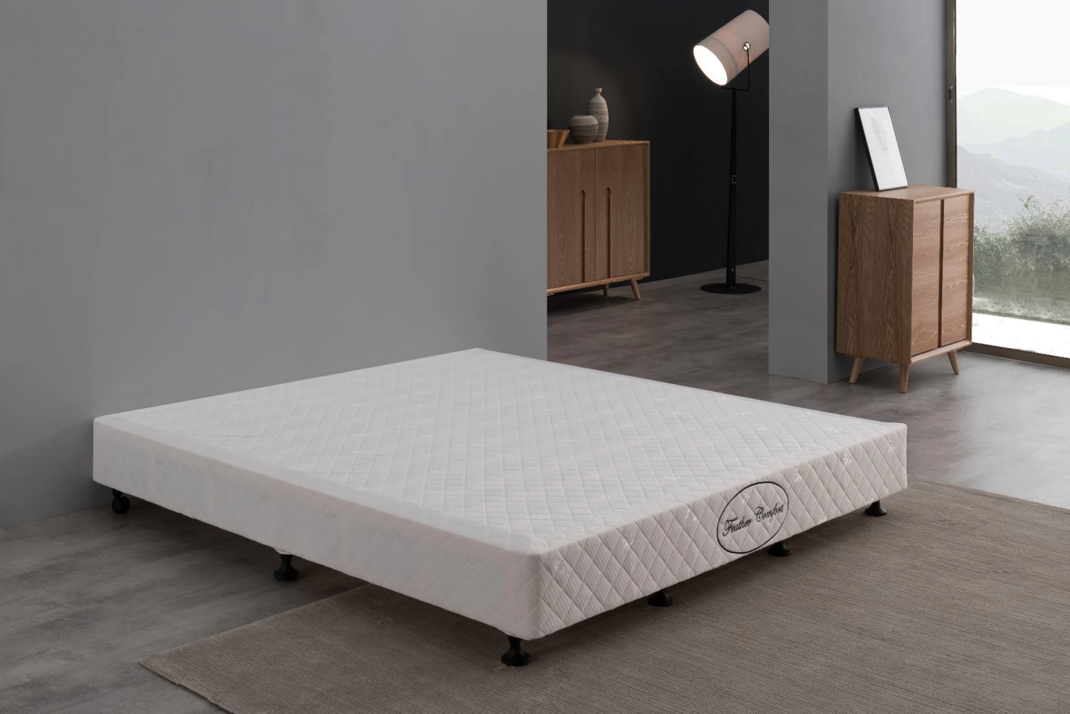 Mattress Base Double Size White 3 Mattress Base Double Size White
