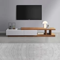 Grandora TV Cabinet White Ash Colour
