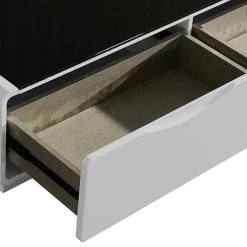 Metro TV Cabinet Black Glass & White Painting -Furniture Shop 03 500x500 40
