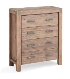 Nowra 4 Drawer Tallboy -Furniture Shop 03 75 3
