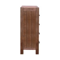 Nowra 4 Drawer Tallboy Chocolate -Furniture Shop 05 117