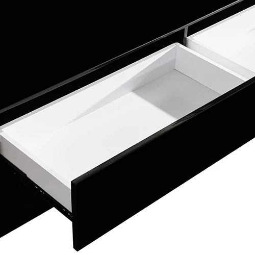 Suprilla TV Cabinet Black Colour 5 Suprilla TV Cabinet Black Colour - Image 3