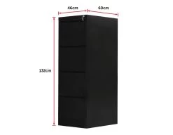 4-Drawer Shelf Office Gym Filing Storage Locker Cabinet -Furniture Shop 759795 6