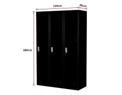 Three-Door Side By Side Office Gym Shed Storage Locker 13 Three-Door Side By Side Office Gym Shed Storage Locker -Furniture Shop 768435 6