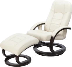 PU Leather Deluxe Massage Chair Recliner Ottoman Lounge Remote -Furniture Shop 771965 5