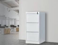 3-Drawer Shelf Office Gym Filing Storage Locker Cabinet