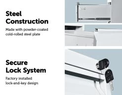 3-Drawer Shelf Office Gym Filing Storage Locker Cabinet 9 3-Drawer Shelf Office Gym Filing Storage Locker Cabinet -Furniture Shop 772615 3