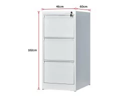 3-Drawer Shelf Office Gym Filing Storage Locker Cabinet 11 3-Drawer Shelf Office Gym Filing Storage Locker Cabinet -Furniture Shop 772615 5