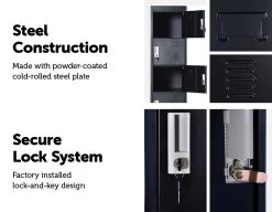 Six-Door Office Gym Shed Storage Lockers -Furniture Shop 799137 3