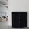 2-Drawer Shelf Office Gym Filing Storage Locker Cabinet