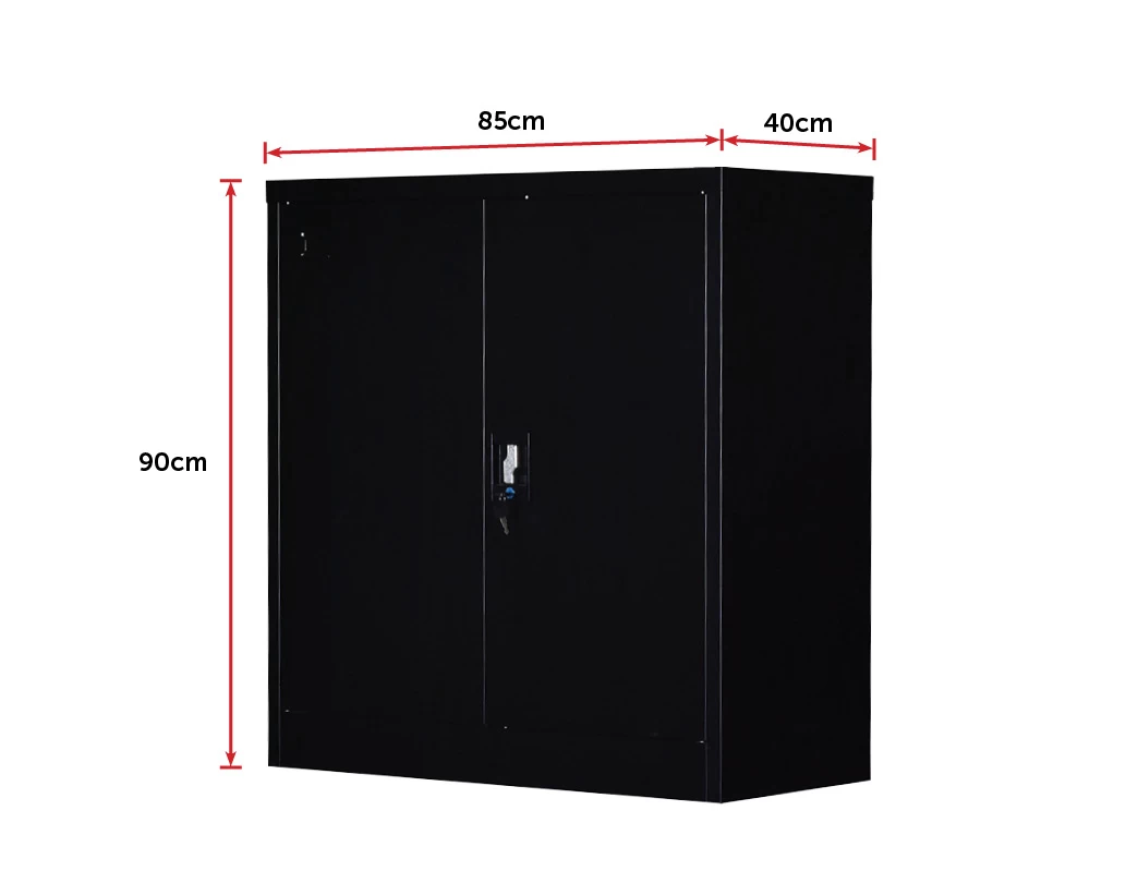 Two-Door Shelf Office Gym Filing Storage Locker Cabinet Safe 8 Two-Door Shelf Office Gym Filing Storage Locker Cabinet Safe - Image 6