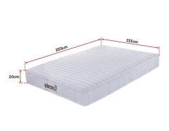 Palermo Contour 20cm Encased Coil Queen Mattress CertiPUR-US Certified Foam -Furniture Shop 818753 2