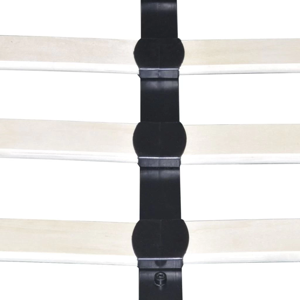 Bed Frame Black Faux Leather Double Size 9 Bed Frame Black Faux Leather Double Size - Image 7