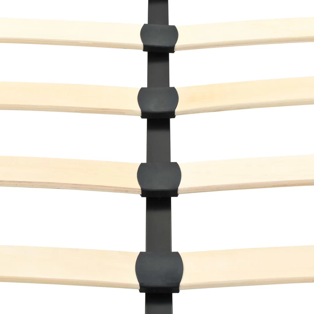 Bed Frame Black Metal 137×187 Cm 8 Bed Frame Black Metal 137×187 Cm - Image 6