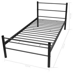 Bed Frame Black Metal King Single Size -Furniture Shop 8718475725268 g en hd 5