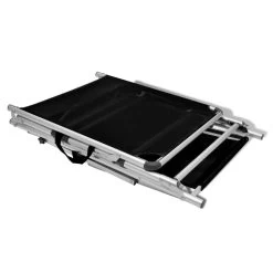 Folding Sun Lounger With Roof Aluminium And Textilene Black -Furniture Shop 8718475875246 g en hd 6