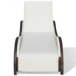 Sun Lounger With Cushion Poly Rattan Brown 12 Sun Lounger With Cushion Poly Rattan Brown -Furniture Shop 8718475969426 g en hd 2
