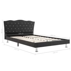 Bed Frame Dark Grey Fabric 106×203 Cm King Single -Furniture Shop 8719883580012 g en hd 6