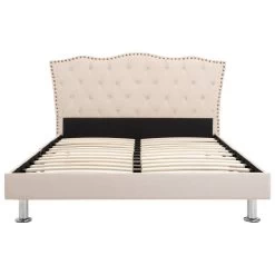 Bed Frame Cream Fabric 106×203 Cm King Single -Furniture Shop 8719883580050 g en hd 2