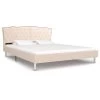Bed Frame Cream Fabric 183×203 Cm King 2 Bed Frame Cream Fabric 183×203 Cm King -Furniture Shop 8719883580081 a en hd 1