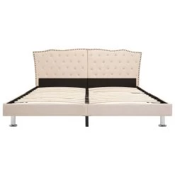 Bed Frame Cream Fabric 183×203 Cm King -Furniture Shop 8719883580081 g en hd 2
