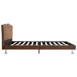 Bed Frame Brown Fabric 106×203 Cm King Single -Furniture Shop 8719883580135 g en hd 3