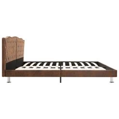 Bed Frame Brown Fabric 183×203 Cm King -Furniture Shop 8719883580166 g en hd 3