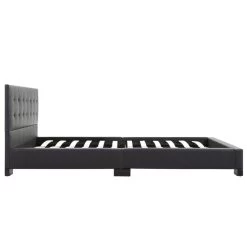 Bed Frame Black Faux Leather 137×187 CmDouble -Furniture Shop 8719883580463 g en hd 3