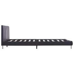 Bed Frame Black Faux Leather Double -Furniture Shop 8719883585284 g en hd 3