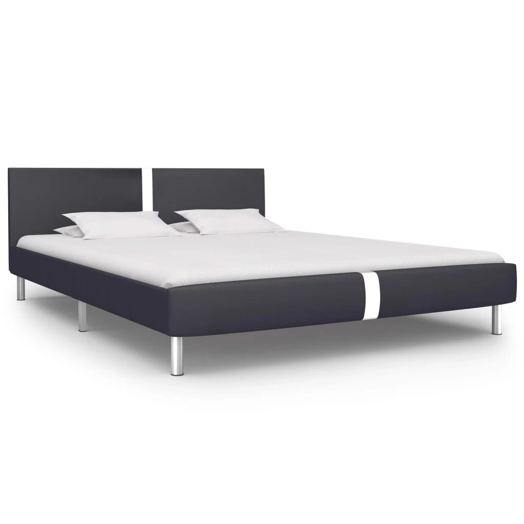 Bed Frame Black Faux Leather King 3 Bed Frame Black Faux Leather King