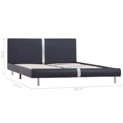 Bed Frame Black Faux Leather King 13 Bed Frame Black Faux Leather King -Furniture Shop 8719883585307 g en hd 5