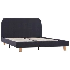 Bed Frame Dark Grey Fabric King 10 Bed Frame Dark Grey Fabric King -Furniture Shop 8719883585628 g en hd 1