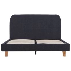 Bed Frame Dark Grey Fabric King 11 Bed Frame Dark Grey Fabric King -Furniture Shop 8719883585628 g en hd 2