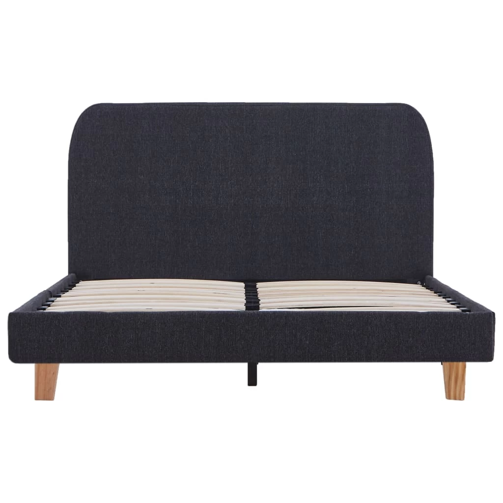 Bed Frame Dark Grey Fabric King 5 Bed Frame Dark Grey Fabric King - Image 3