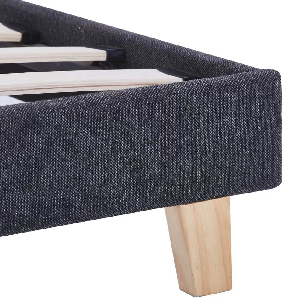 Bed Frame Dark Grey Fabric King 7 Bed Frame Dark Grey Fabric King - Image 5