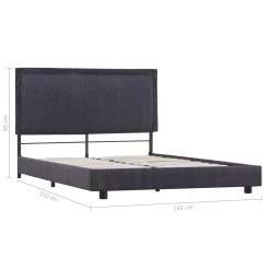 Bed Frame Dark Grey Fabric King Single 15 Bed Frame Dark Grey Fabric King Single -Furniture Shop 8719883585956 g en hd 6