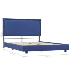 Bed Frame Blue Fabric King -Furniture Shop 8719883586069 g en hd 6