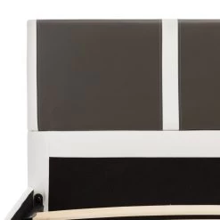 Bed Frame Grey And White Faux Leather 106×203 Cm King Single -Furniture Shop 8719883679808 g en hd 5