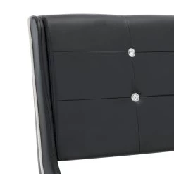 Bed Frame Black Faux Leather 106×203 Cm King Single -Furniture Shop 8719883679884 g en hd 5