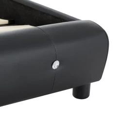 Bed Frame Black Faux Leather 106×203 Cm King Single -Furniture Shop 8719883679884 g en hd 6