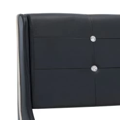 Bed Frame Black Faux Leather 183×203 Cm King 15 Bed Frame Black Faux Leather 183×203 Cm King -Furniture Shop 8719883679914 g en hd 5