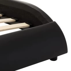 Bed Frame Black And White Faux Leather 106×203 Cm King Single -Furniture Shop 8719883680088 g en hd 5