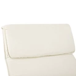 Artiss Wooden Armchair With Foot Stool – Beige -Furniture Shop ARMCHAIR STOOL BG 04