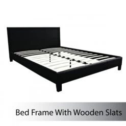 Mondeo Bedframe King Single Black -Furniture Shop BED MND 7 500x500 1