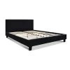 Queen Size Fabric Bed Frame – Charcoal -Furniture Shop BFRAME E NEO Q CHAR AB 00