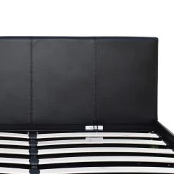 Artiss Queen Size PU Leather And Wood Bed Frame Headborad – Black 19 Artiss Queen Size PU Leather And Wood Bed Frame Headborad – Black -Furniture Shop BFRAME E NINO Q BK AB 06
