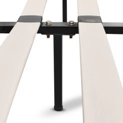 Artiss Queen Size Wooden Upholstered Bed Frame Headborad – Grey -Furniture Shop BFRAME E PIER Q GY AB 08