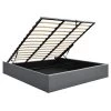 Artiss King Size Gas Lift Bed Frame Base With Storage Platform Fabric 2 Artiss King Size Gas Lift Bed Frame Base With Storage Platform Fabric -Furniture Shop BFRAME E TOKI K GY AB 00