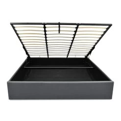 Artiss King Size Gas Lift Bed Frame Base With Storage Platform Fabric 11 Artiss King Size Gas Lift Bed Frame Base With Storage Platform Fabric -Furniture Shop BFRAME E TOKI K GY AB 02