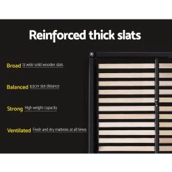 Artiss King Single Size Gas Lift Bed Frame Base With Storage Platform Fabric 13 Artiss King Single Size Gas Lift Bed Frame Base With Storage Platform Fabric -Furniture Shop BFRAME E TOKI KS GY AB 04